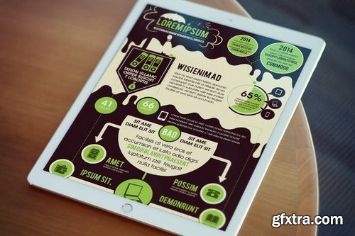 Cool Marketing Infographics Template