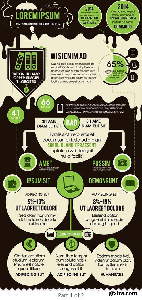 Cool Marketing Infographics Template