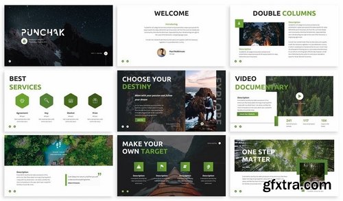 Puncak - Nature Powerpoint Template