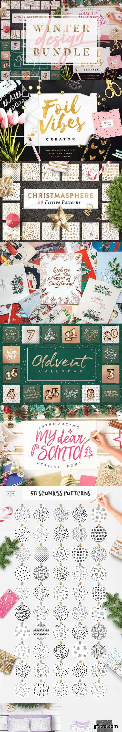 CreativeMarket - Christmas Bundle All in One 2950127