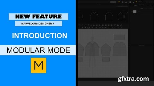 Fashion Design: Learning the Modular Mode in Marvelous Designer