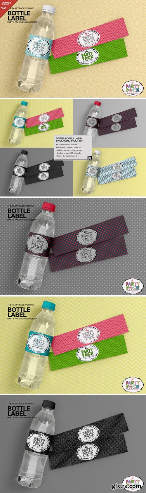 CM - Bottle Label Packaging Mockup 2199539