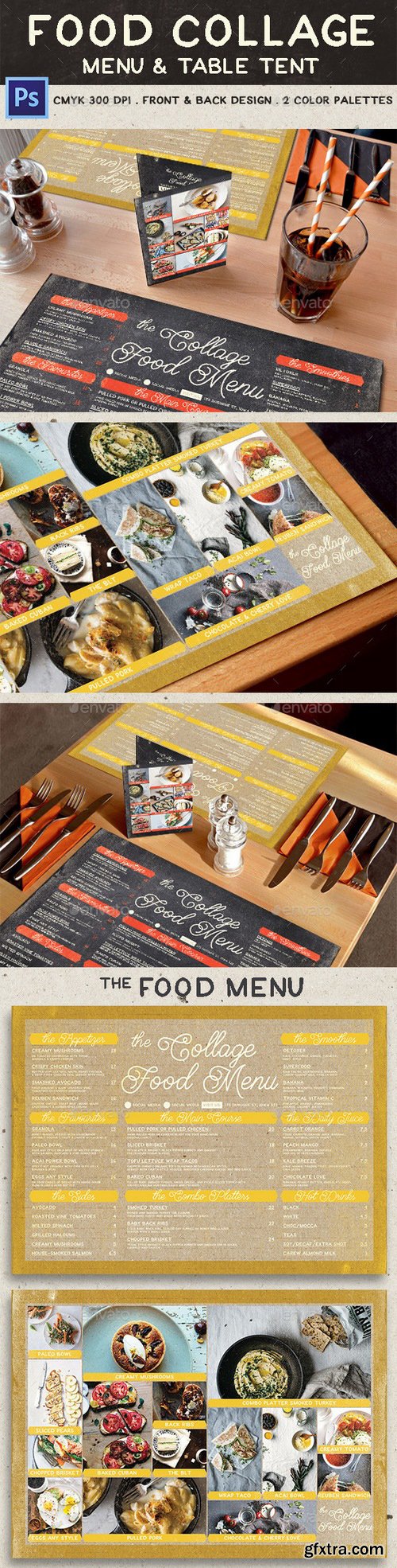 Graphicriver - Food Collage Menu 13037914