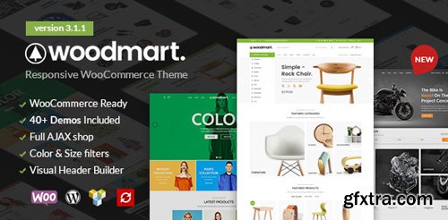 ThemeForest - WoodMart v3.1.1 - Responsive WooCommerce WordPress Theme - 20264492 - NULLED