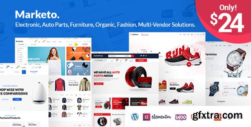 ThemeForest - Marketo v1.3.1 - ECommerce & Multivendor A Woocommerce WordPress Theme - 22310459