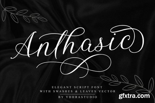 CreativeMarket Anthasic Font + Extras 3034958