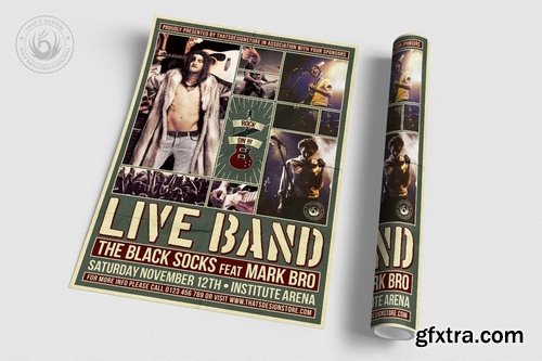 GraphicRiver - Live Concert Flyer Template V6 12152845