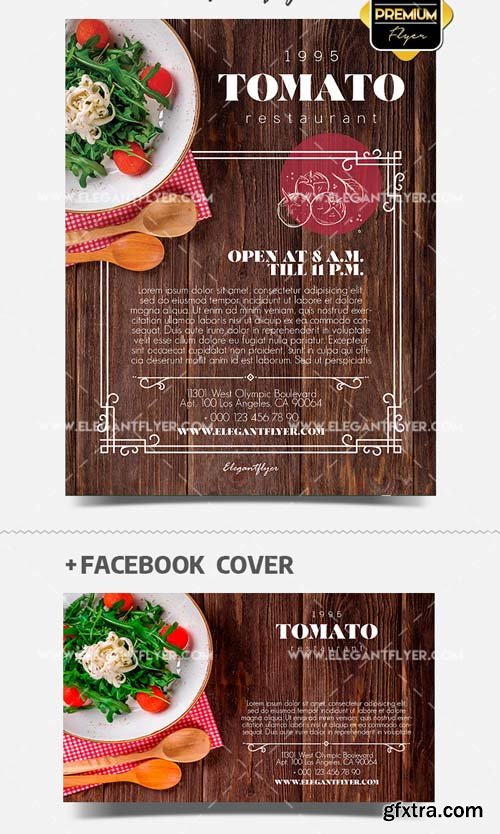 Restaurant Flyer V17 2018 PSD Template