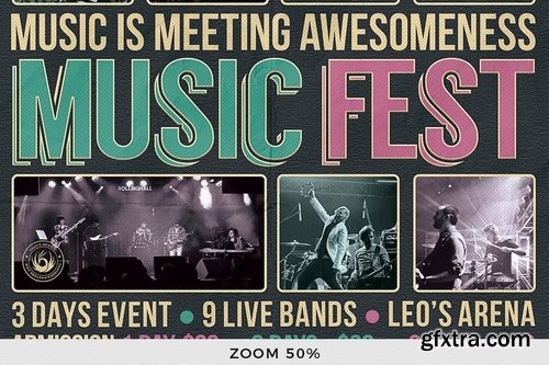 GraphicRiver - Music Festival Flyer Template V8 12254007