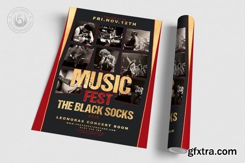 GraphicRiver - Music Festival Flyer Template V9 12262713