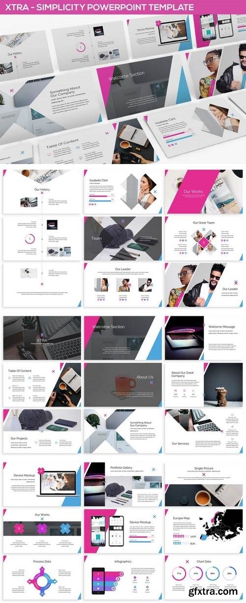 Xtra - Simplicity Powerpoint Template