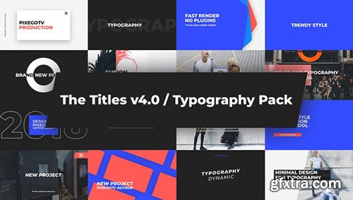 The Titles v4.0 - Premiere Pro Templates 135598