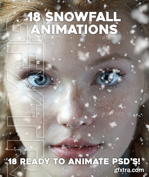 GraphicRiver - 18 Gif Animated Snow Photoshop 22648458