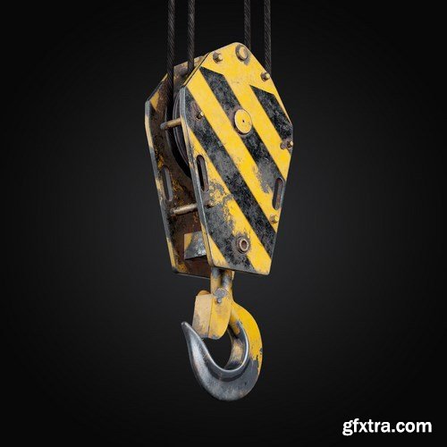 Crane Hook 3D Model