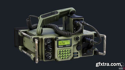 Military Radio 3D Model