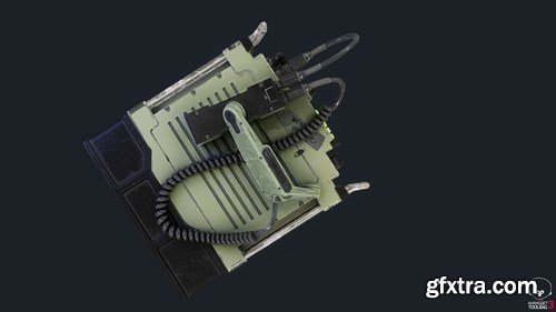 Military Radio 3D Model