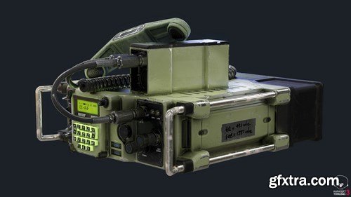 Military Radio 3D Model