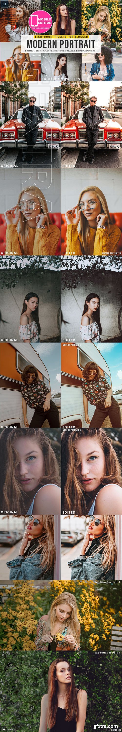 CreativeMarket - Modern Portait Presets Lightroom 2968037