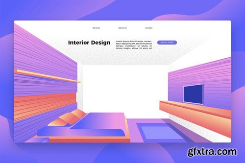 Interior Design - Banner & Landing Page