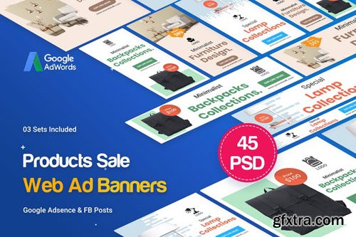 Product Banners Ad - 45PSD [03 Sets]