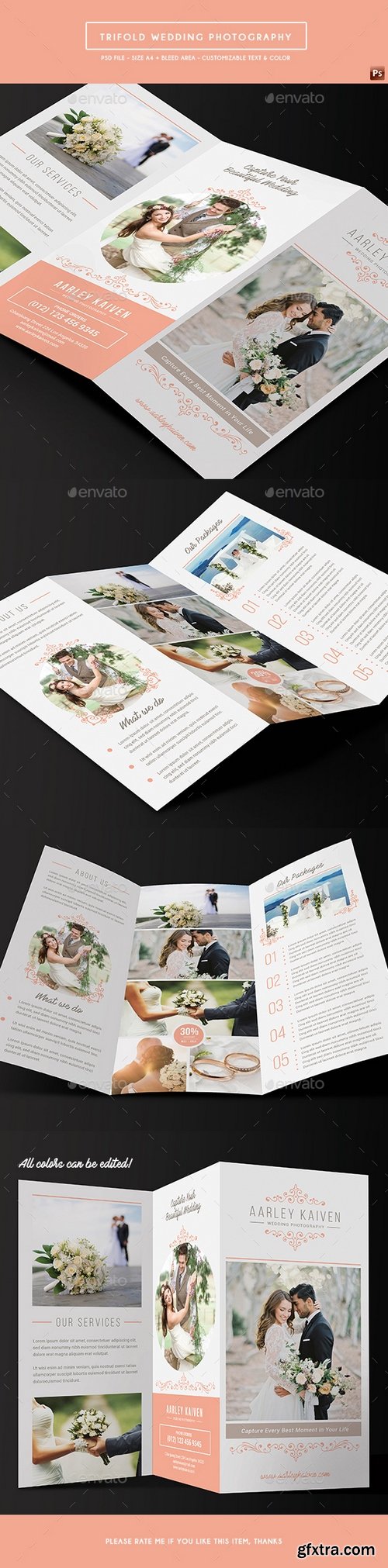 Graphicriver - Wedding Photography Trifold 19695740