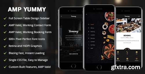 ThemeForest - AMP Yummy - Mobile Google AMP Template (Update: 4 September 18) - 20552374