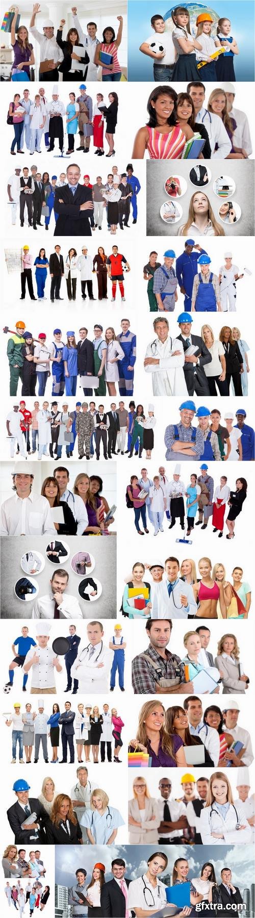 Different professions builder doctor working businessman 25 HQ Jpeg