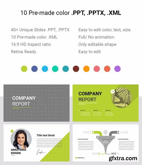 Company Report PowerPoint Keynote and Google Slides Templates