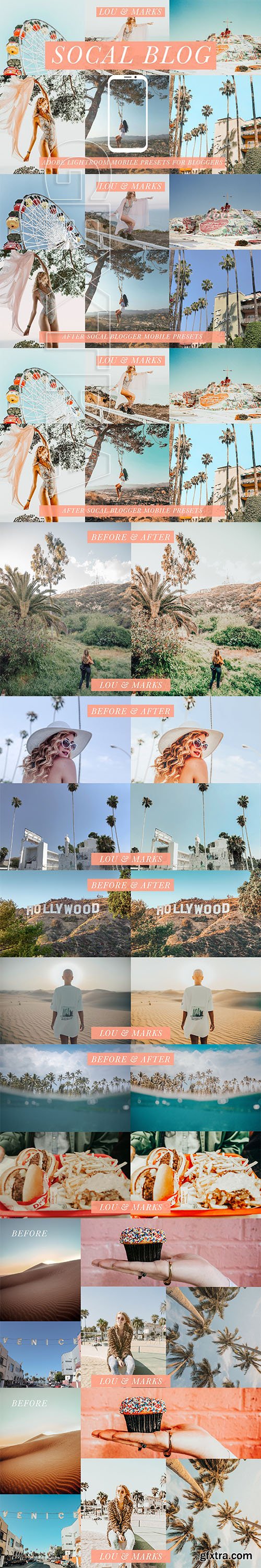 CreativeMarket - SoCal Mobile Blogger Presets 2961816