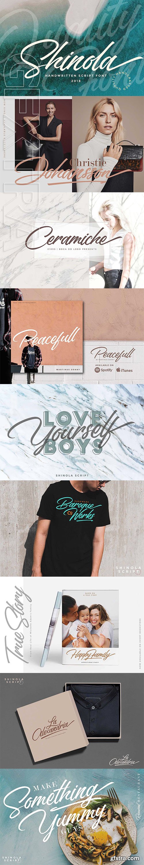 CreativeMarket - Shinola Handwritten Script 3076931