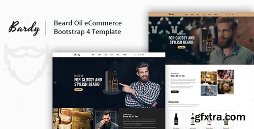 ThemeForest - Bardy v1.0 - Beard Oil eCommerce Bootstrap 4 template - 22719606