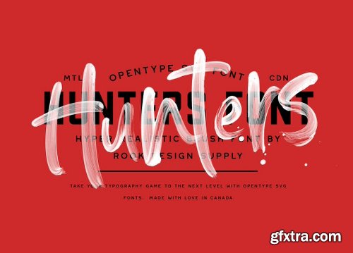 Hunters Font Family - 2 Fonts