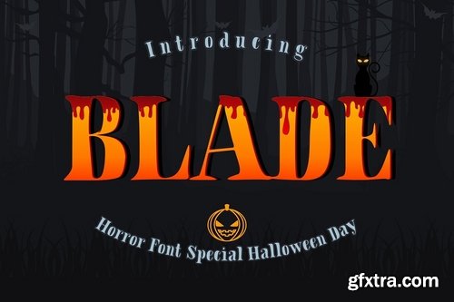 CM - BLADE - Hallowen Font 3078618