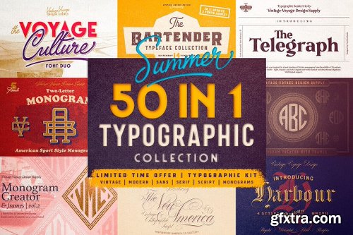 50 Fabulous Fonts from Vintage to Modern