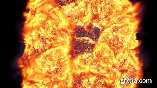 Videohive Fire Explosion Logo Reveal II 12493184