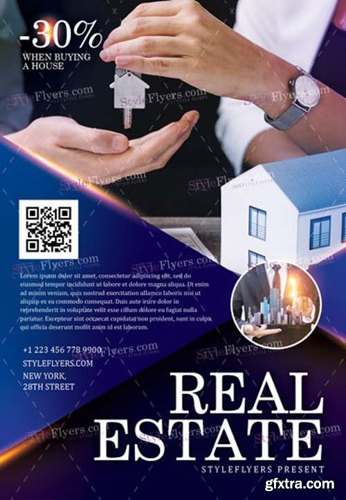 Real Estate V44 2018 PSD Flyer Template