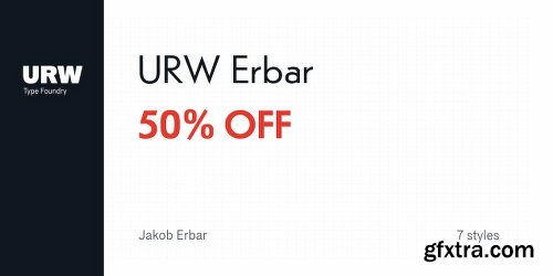 URW Erbar Font Family - 7 Fonts