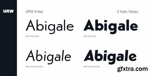 URW Erbar Font Family - 7 Fonts