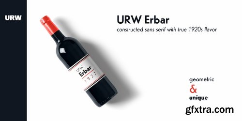 URW Erbar Font Family - 7 Fonts