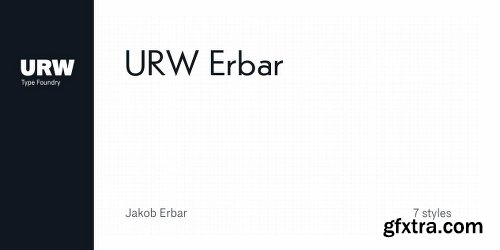 URW Erbar Font Family - 7 Fonts