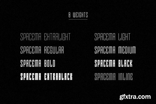 Spacema Font Family