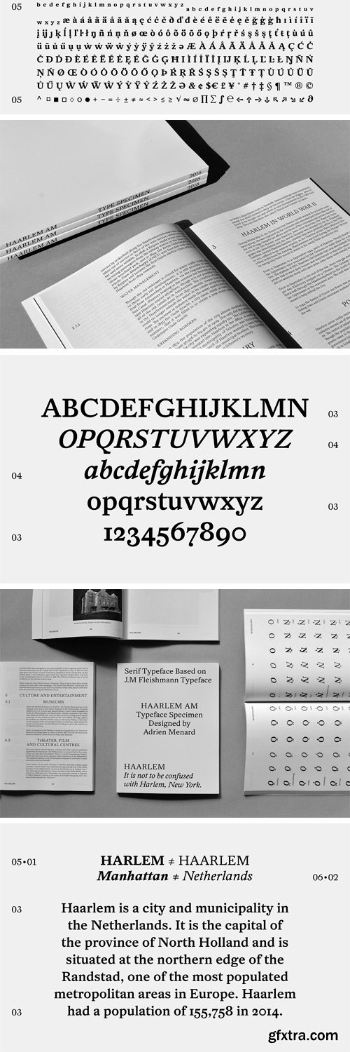 Haarlem AM Typeface