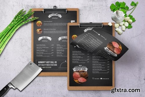 Chef\'s Restaurant Menu - A4 & US Letter