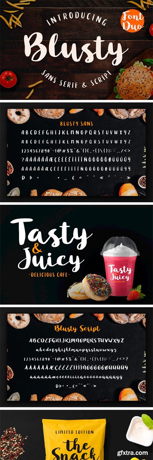 Blusty Font Duo