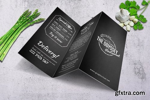 Odyssey A4 Trifold Menu