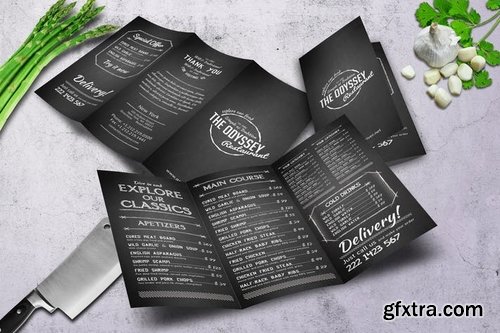 Odyssey A4 Trifold Menu