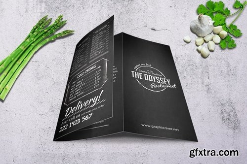 Odyssey A4 Trifold Menu