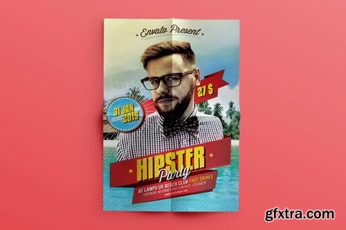 Hipster Flyer Template