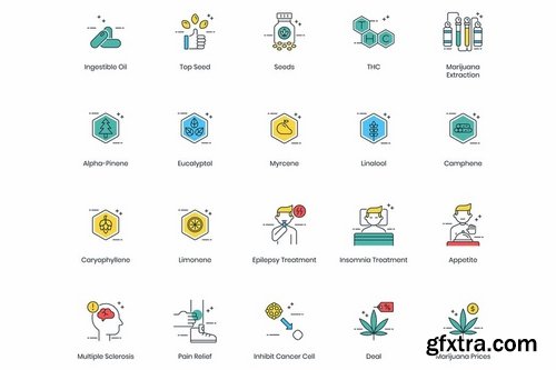 84 Marijuana Icons