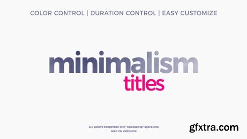 Videohive - Minimalism - 20413807